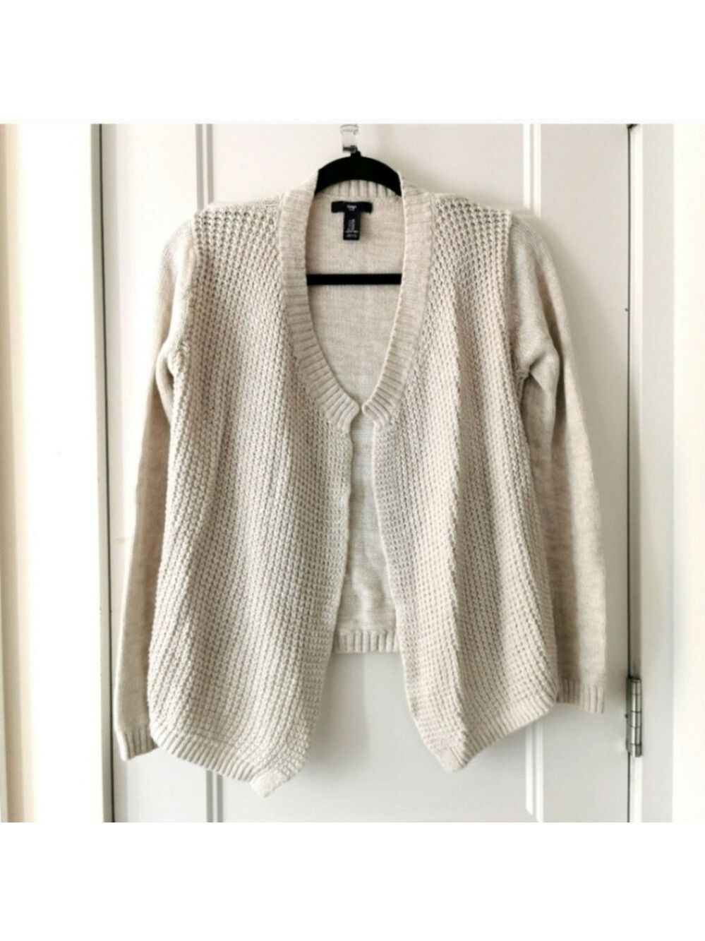 3/ $20 Gap Open Knit Cardigan white/cream